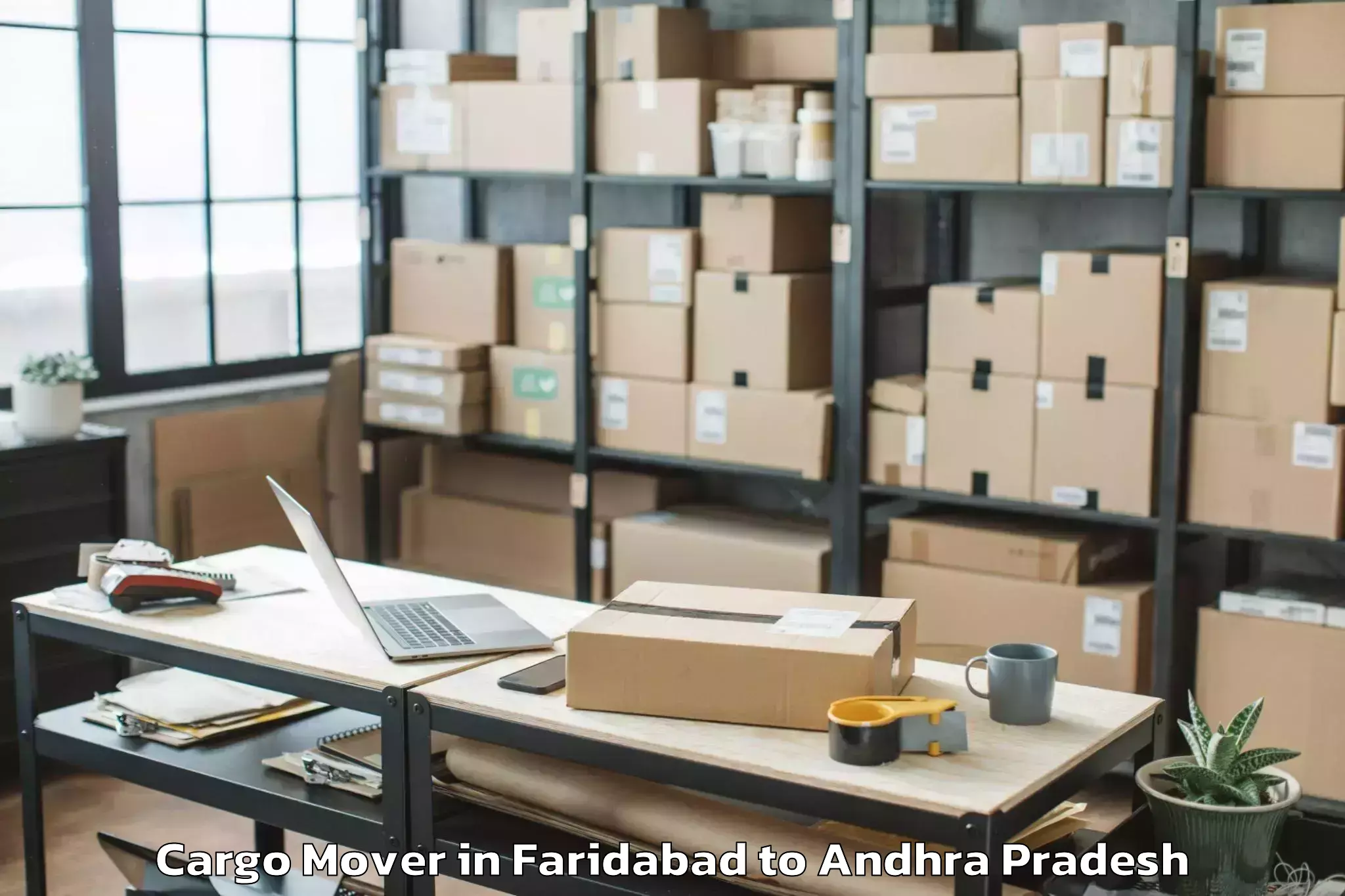 Comprehensive Faridabad to Chirala Cargo Mover